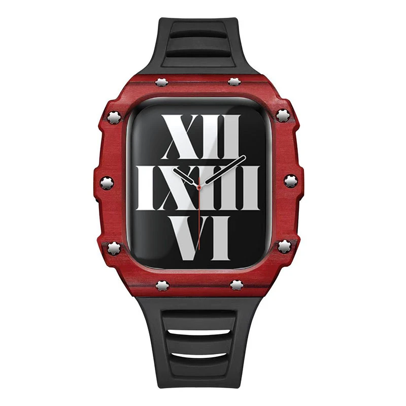 Red carbon+black band