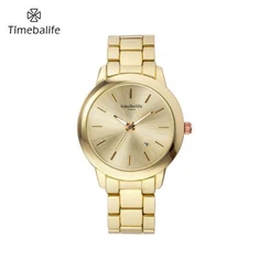 18k Oltin Erkaklar Kuvars Watch