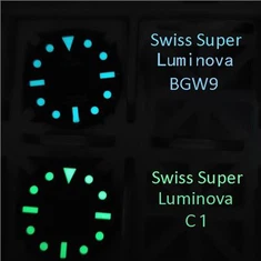 Shveytsariya Super Luminova BGW9 qo'l soatlari terish qismlari