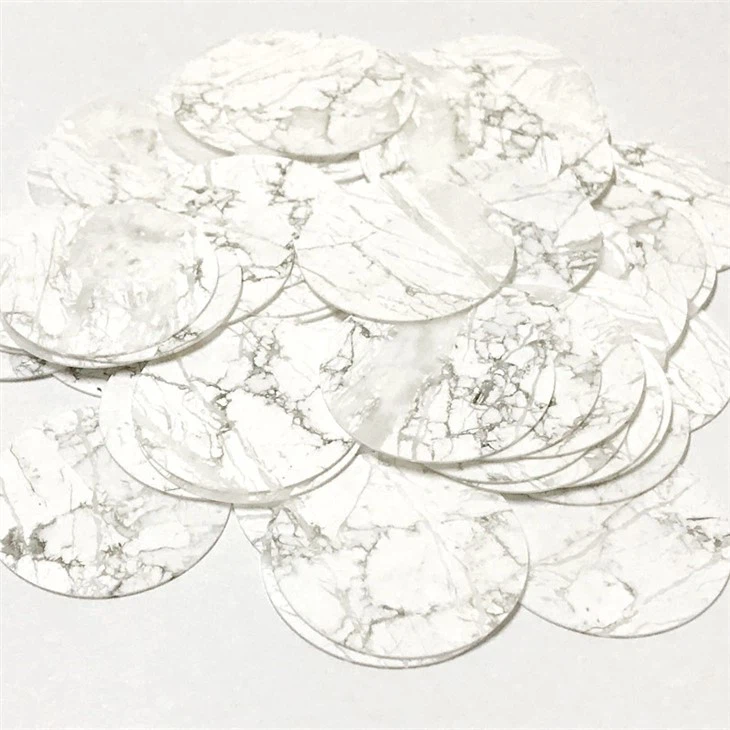 White Howlite Watch Dials,semi Precious Stone Dials