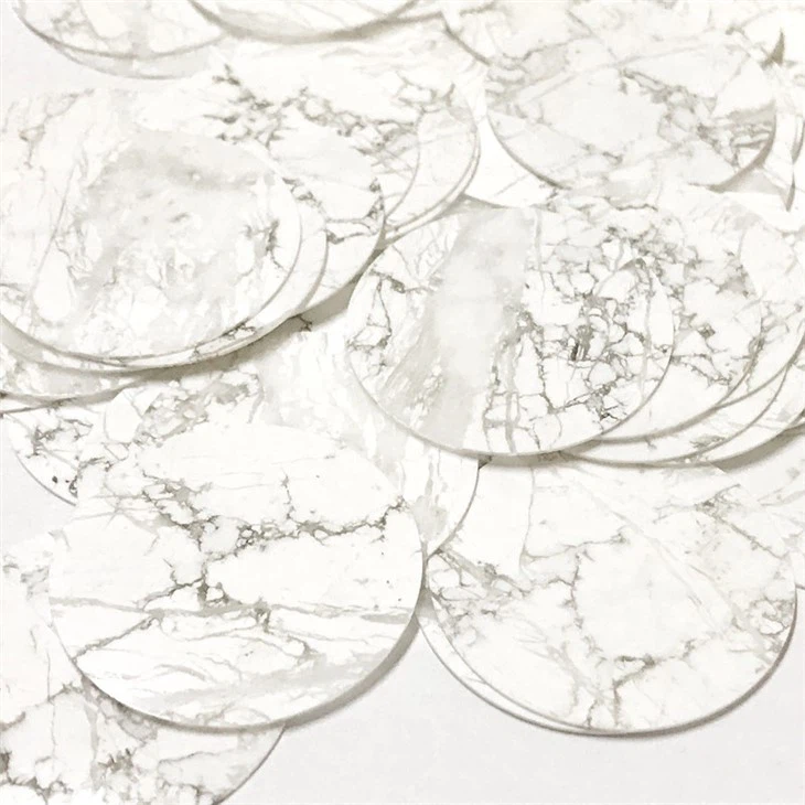White Howlite Watch Dials,semi Precious Stone Dials